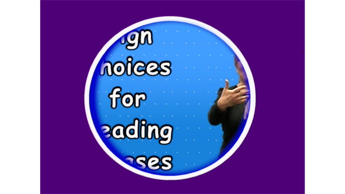 ReadAndSignLang's tweet image. Wondering what the words look and come have to do with reading phrases?  Pictures may give you a hint!  Enjoy the newest Reading And Sign Language video on YouTube!  #DeafEd @CaledOrg #help2read #handsandvoices  @TCDeafEd @deafchildren @CAIDOfficial    youtu.be/3lmoBFVzyzE