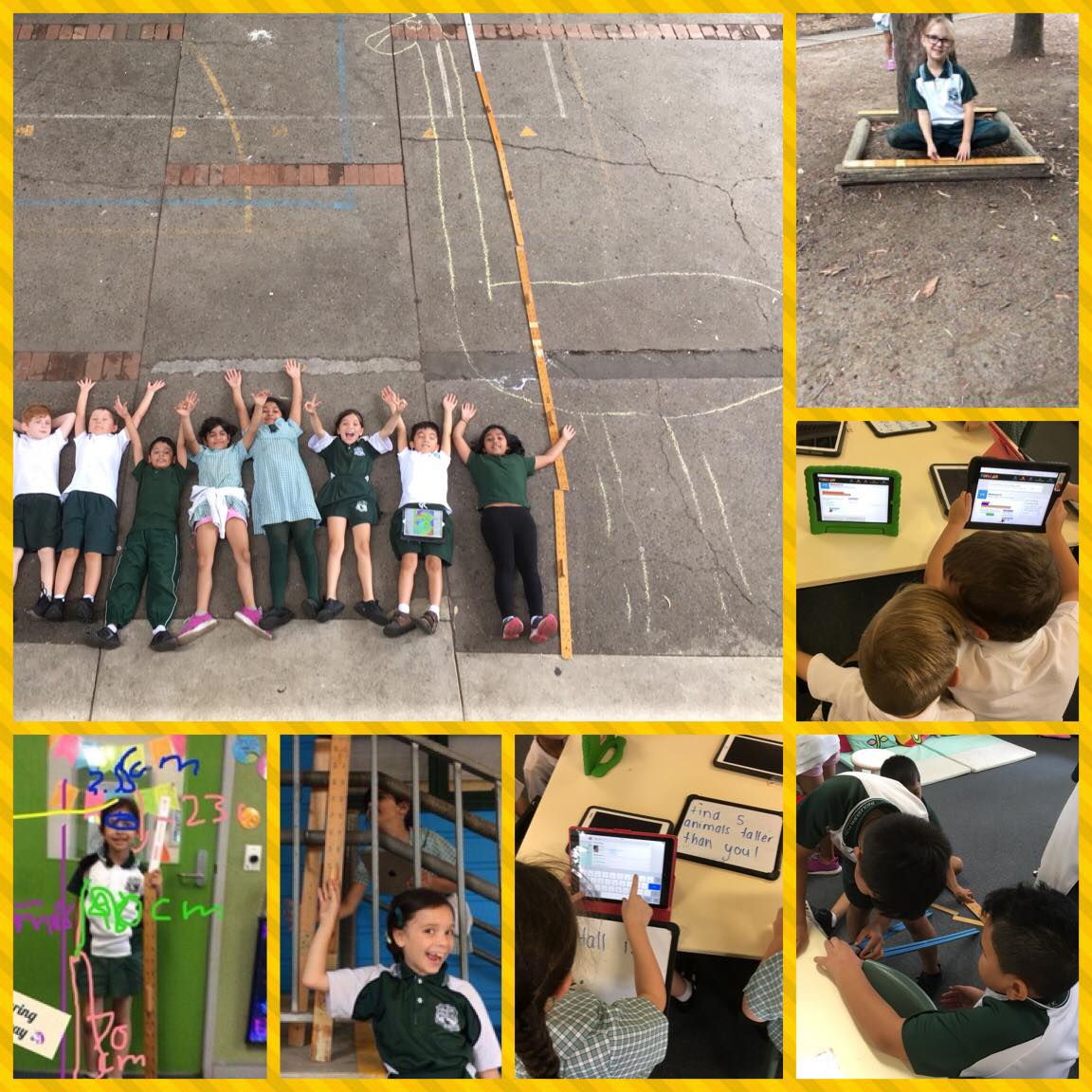 2R exploring the concept of length through research and hands on experiences 📱📸🦒📏#BYOD <a href="/IngleburnPs/">Ingleburn PS</a>