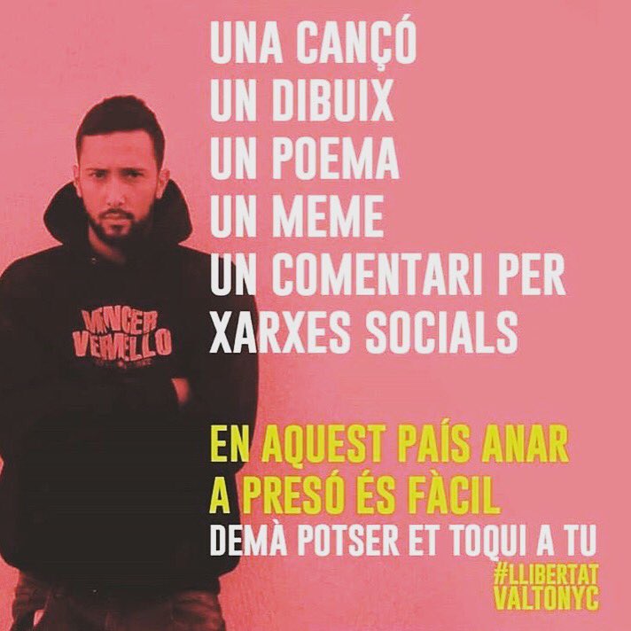 Cantàvem, cantem i seguirem cantant! No normalitzem la situació si us plau, no és normal i no tenim por de cantar! <a href="/enderrock/">Enderrock</a> @iCatfm <a href="/tv3cat/">TV3 és ara @Som3Cat</a> <a href="/rac1/">RAC1</a> <a href="/diariARA/">diariARA</a> @CanetRock_ <a href="/Primavera_Sound/">Primavera Sound</a> @FreeValtonyc