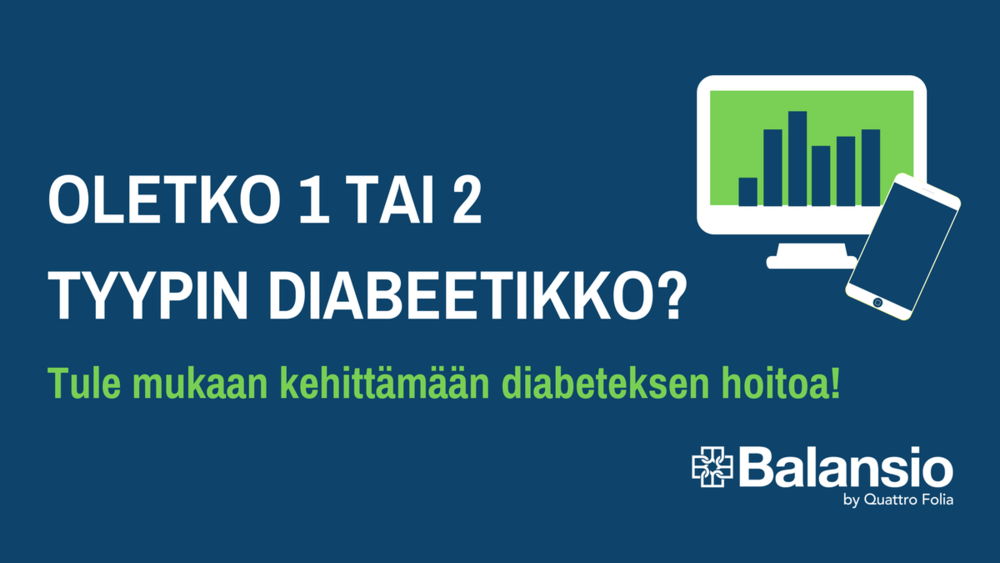 Balansio's tweet photo. Tule testaamaan Balansio-sovellusta ja antamaan palautetta sen käytöstä. Kehitetään yhdessä diabeteksen hoitoa! #testaaja #haku #rekry #diabetes #diabeetikko #espoo #helsinki #vantaa https://t.co/OUnWihc8hh https://t.co/TOPmT1s57y