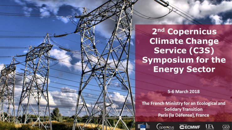 Still time to register! ⏰ Deadline Feb23! Join our #Copernicus #C3S Symposium on #ClimateServices (#ClimateData, #EnergyIndicators, #demonstrators) for the #EnergySector. Paris March 5-6 Ministry of Ecology. ➡️ bit.ly/2nnJgVO