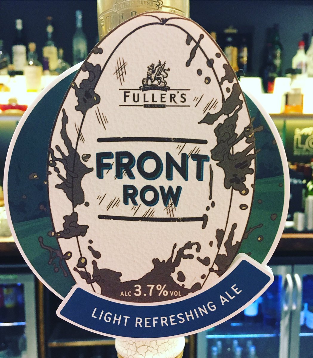 Going to watch the #6Nations this weekend?! Start your journey off right with our refreshing #FrontRow 
#OnlyAtFullers#HeathrowAirport