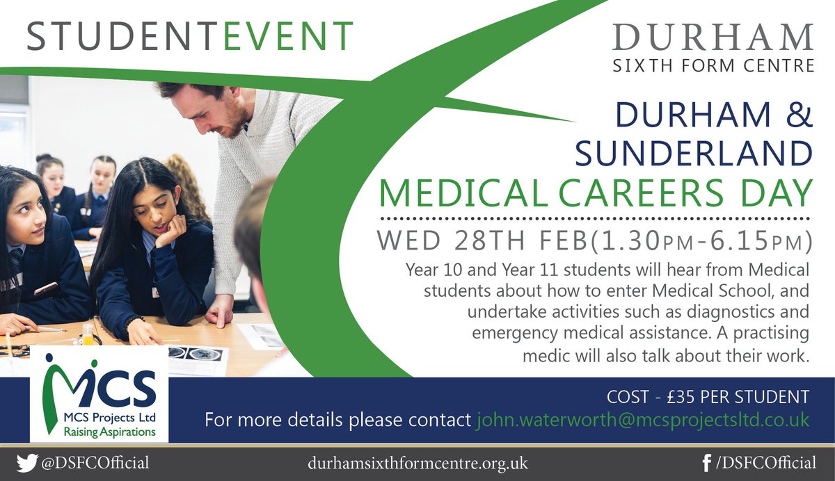 Durham Sixth Form Centre tweet media