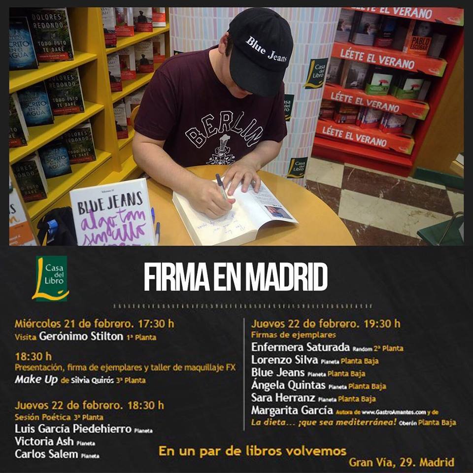 FranciscodPaula's tweet photo. Buenos días! Hoy primera firma del 2018! Nos vemos a las 19:30 en la Fiesta Literaria de @casadellibro de Gran Vía! Espero que vengáis muchos!!!! #FelizJueves https://t.co/Z1iSmPXXck