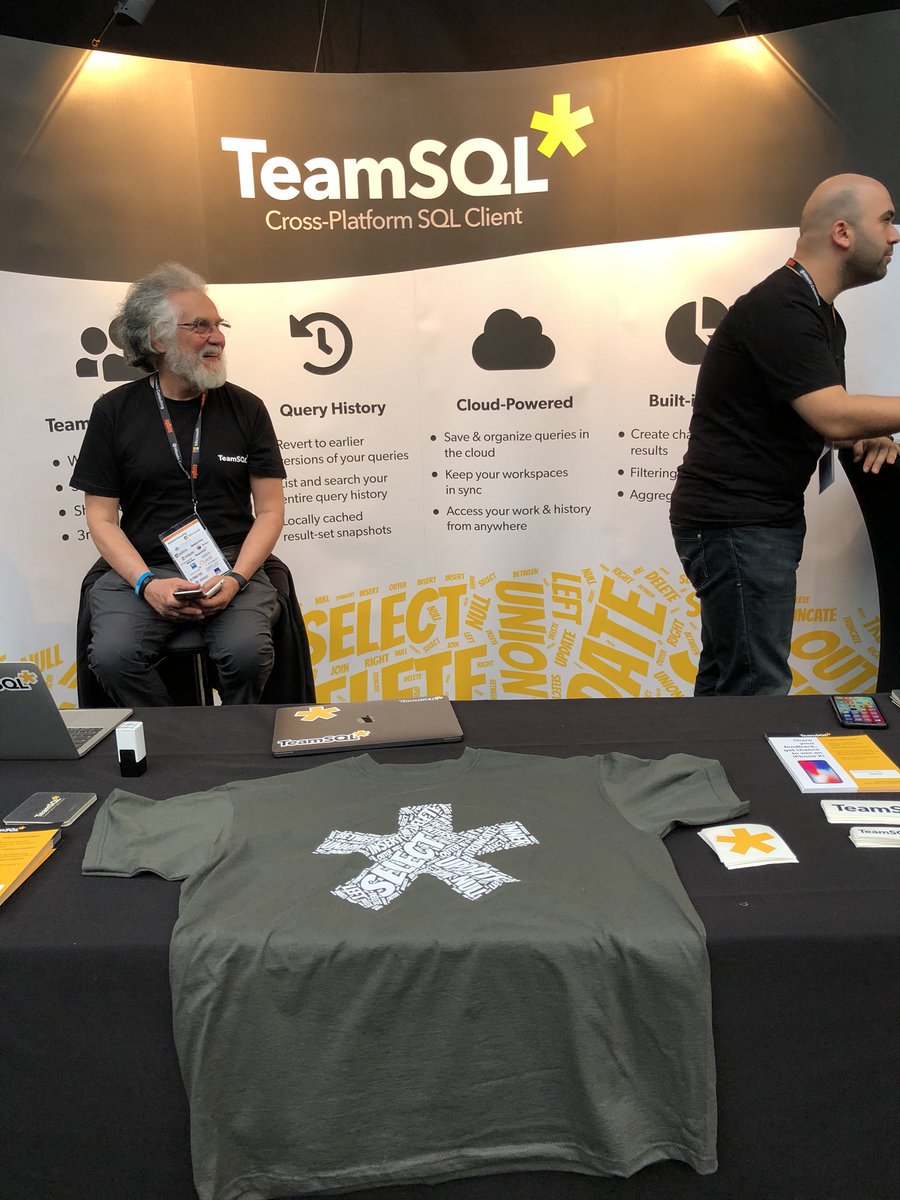 getdatarow's tweet image. #sqlbits just started! Visit #teamsql booth and get your t-shirt!