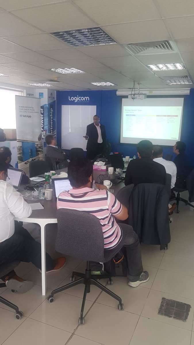 sohamthk4's tweet image. @NetApp – SIZING WORKSHOP for Storage Grid, Solid Fire & HCI (Hyper Converged Infrastructure) happening now live #logicomdemocafe @LogicomDisti @NetAppME @NetAppEMEA
