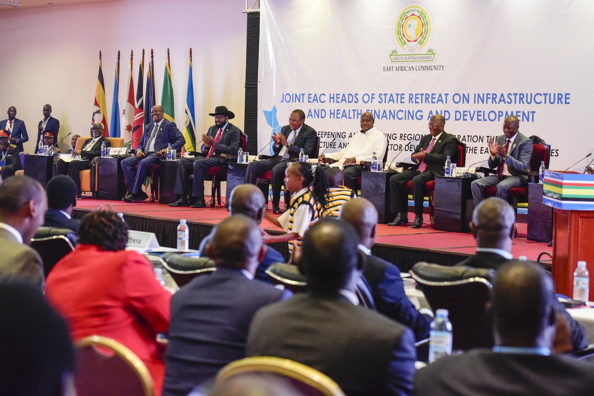 IreneMugisha's tweet image. Happening now; The joint EAC Heads of State Retreat on Infrastructure and Health Finance and Development. #EACSummit