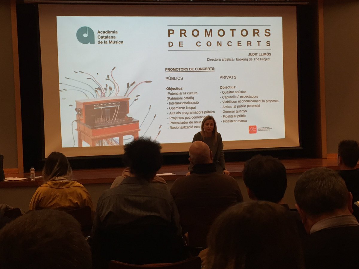 No había mejor manera de cerrar el curso de management artístico que hacerlo con <a href="/JuditLlimsRiber/">Judit Llimós</a> Molt bona feina <a href="/AcademiaMusica_/">Acadèmia Catalana de la Música</a> i <a href="/sgaeactualidad/">SGAE</a> Endavant i a seguir treballant per la formació a la industria musical cc @sgaecat <a href="/theprojectbcn/">TheProject</a> #must