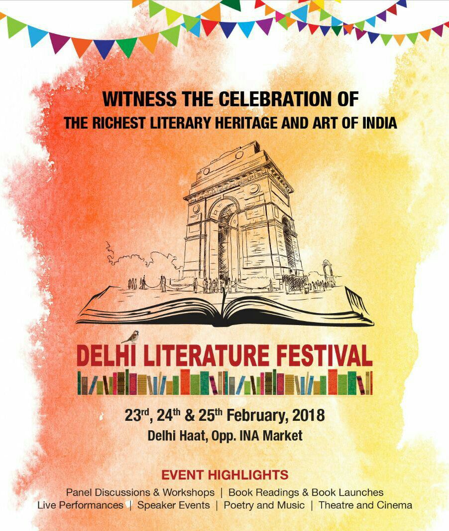 One day to go for the #DELHI LITERATURE FESTIVAL 2018.... 
Please attend the three days Festival with family and friends.... #DelhiLitFest @PenguinIndia @DelhiBookLovers @ombooks @RoliBooks @juggernautbooks @BloomsburyIndia @HarperCollinsIN