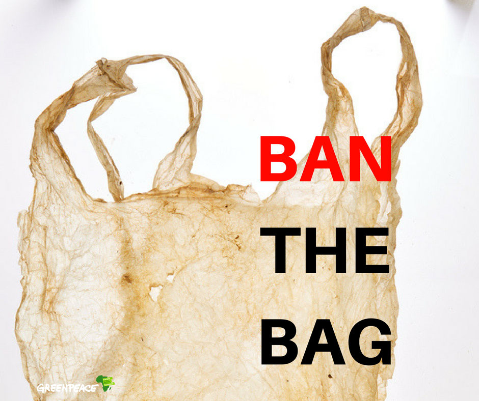 Greenpeaceafric's tweet photo. South Africa's plastic bag levy will increase by 50% to reduce pollution, but a ban would be a better option don't you think? 
https://t.co/C2yxQDuQUC https://t.co/lqapBoYrTg