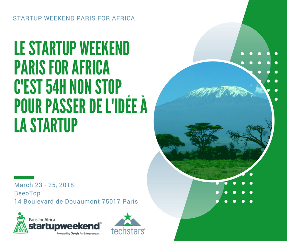 Tu es porteur d'idée ? 💡
 Viens challenger et concrétiser ton idée au Startup Weekend Paris for Africa 🚀
 ↪️ bit.ly/2HuKXJL