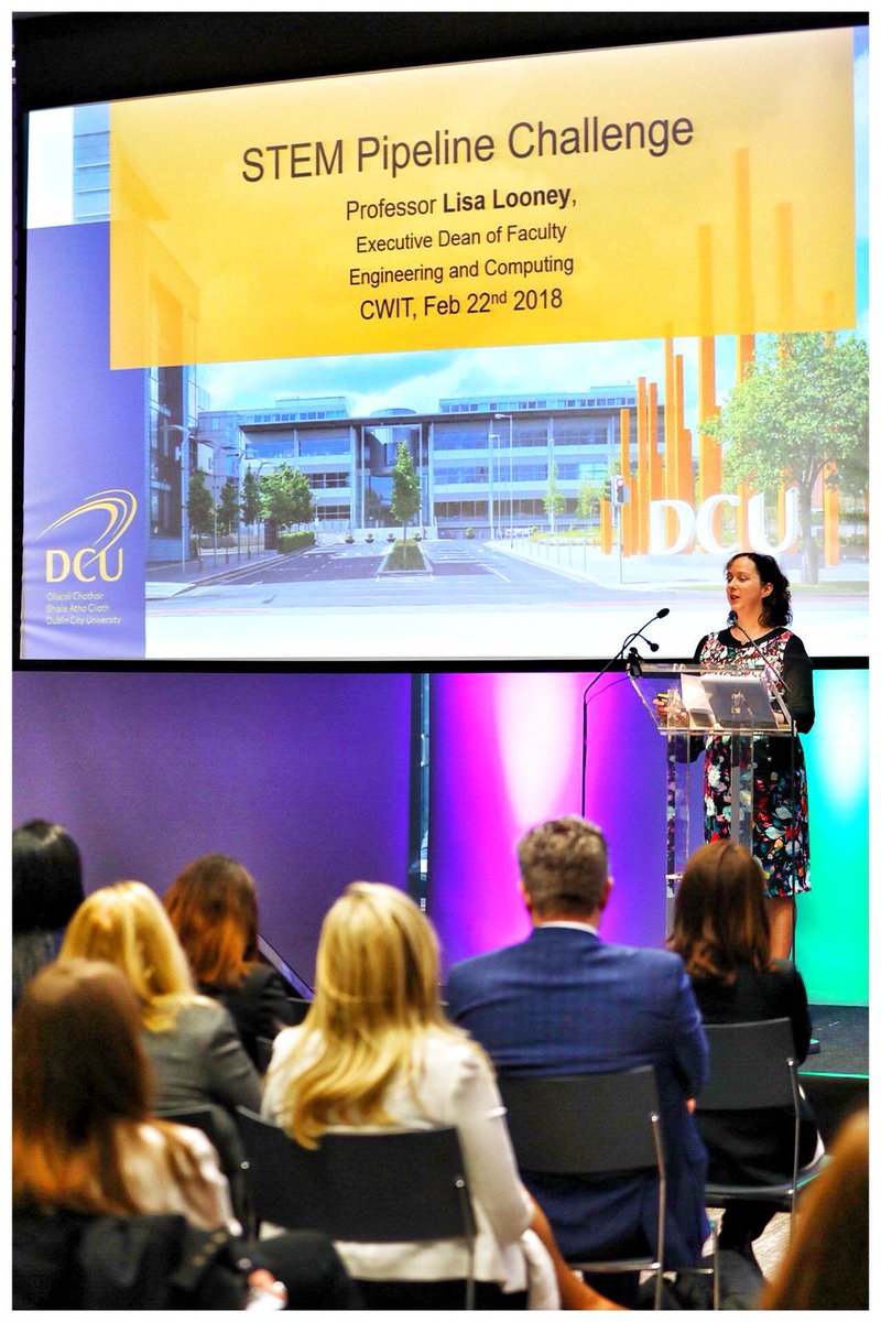 eirNews's tweet image. Lisa Looney from @DublinCityUni chairs a panel discussion questioning if the picture is changing in engineering and STEM #CWIT #letsmakepossible