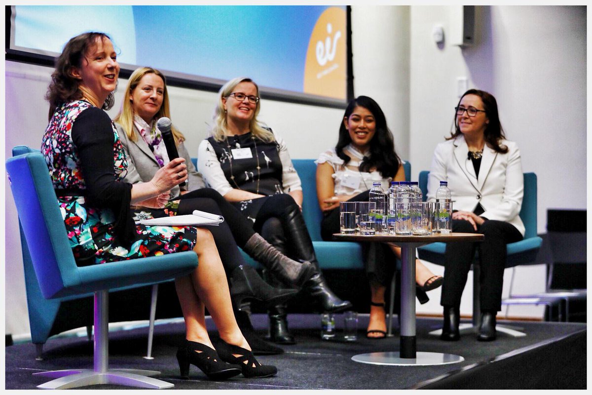 eirNews's tweet image. Lisa Looney from @DublinCityUni chairs a panel discussion questioning if the picture is changing in engineering and STEM #CWIT #letsmakepossible