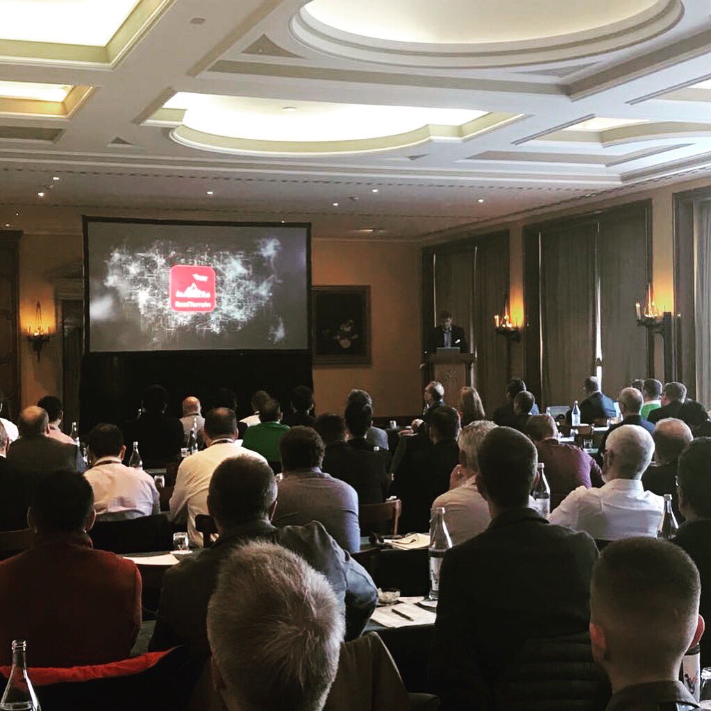 LeicaGeosystems's tweet photo. We just kicked of our #AirborneUGM2018 in #Lisbon. Anders Ekelund got things started with the new Leica #TerrainMapper. Other topics include the @HxGNContent, #LiDAR, #airborneimaging and much more. Stay tuned. https://t.co/IrX74EdOUH