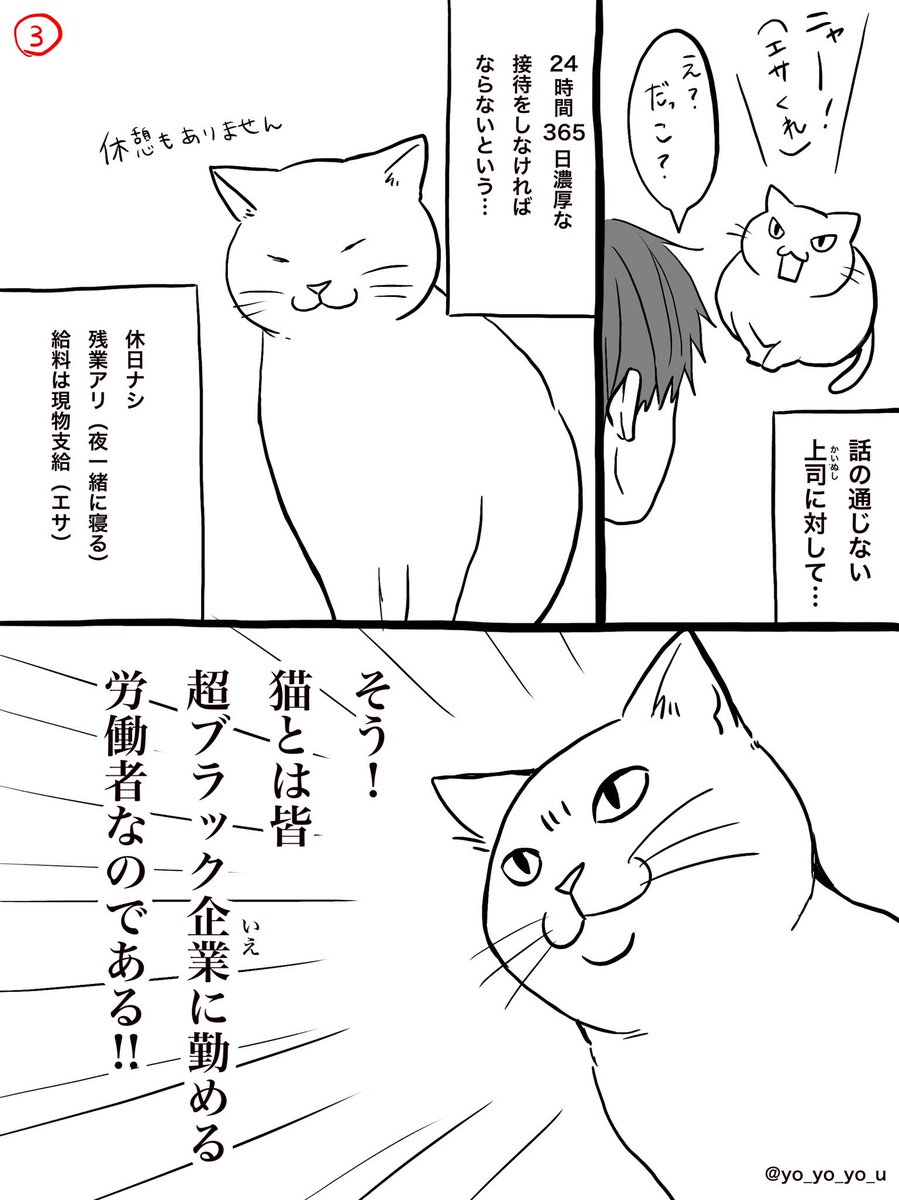 猫の漫画を描きました
 #猫の日 