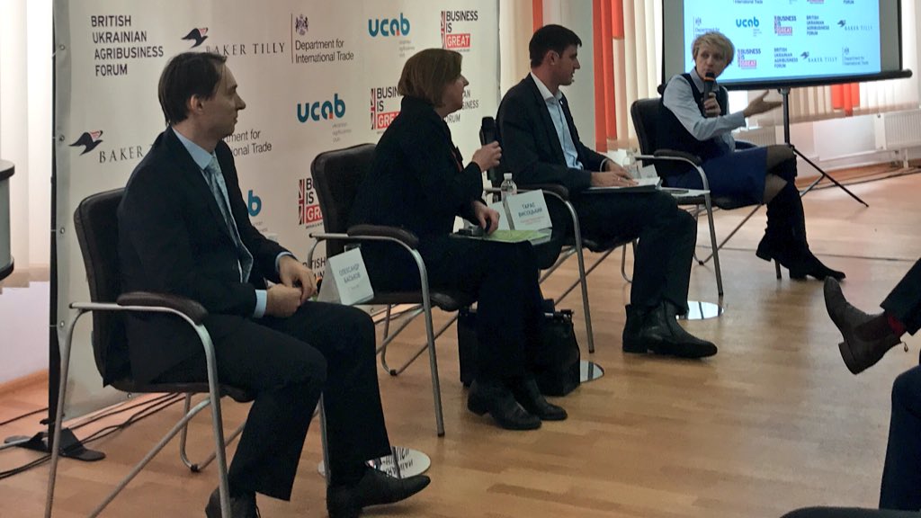 MillingandGrain's tweet image. Olha Tromfimtseva, Deputy Minister of Agrarian Policy and Food of Ukraine on European Integration says challenges and reorientation for food and drink industry are opportunities for unique and high quality Ukraine products - even to Harrods London #GrainTech #GrainTech2018