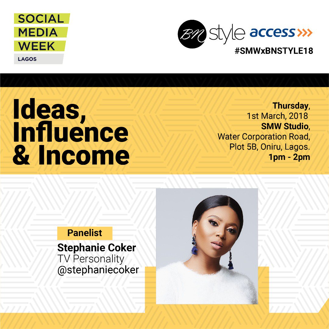Meet the Panellists for the BellaNaija Style x Social Media Week 2018 “Ideas, Influence and Income” Panel on the 1st of March! dlvr.it/QHMMCc