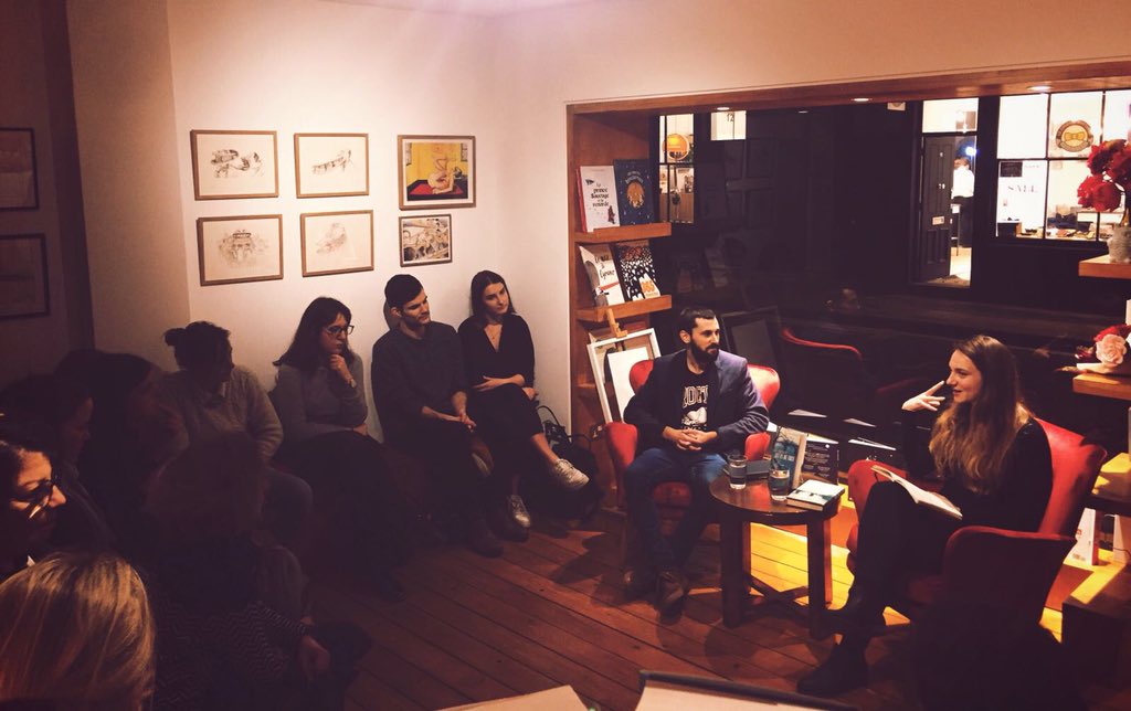 _caravanserail_'s tweet photo. What a great 'Meet the Author' evening we had yesterday with @alex_christofi and @PlittyC. Thank you to both of them and all who attended. Alex's wonderful novel #LetUsBeTrue is available at @_caravanserail_ https://t.co/H84zmDbFVc