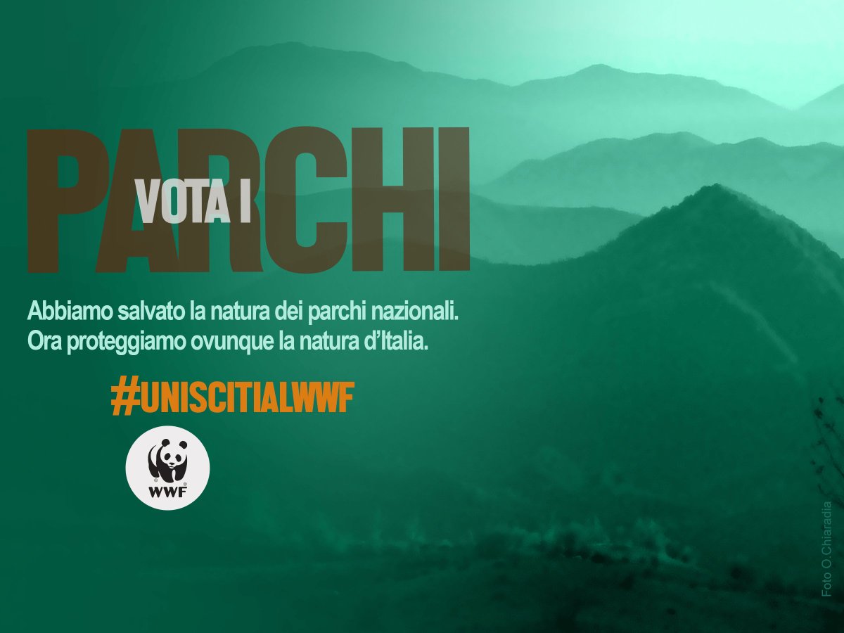 Il #Parlamento ha tentato più volte di modificare la gestione delle aree protette, noi vogliamo difendere l'autonomia e il ruolo dei #Parchi nazionali #uniscitialwwf difendi con noi le bellezze d'Italia