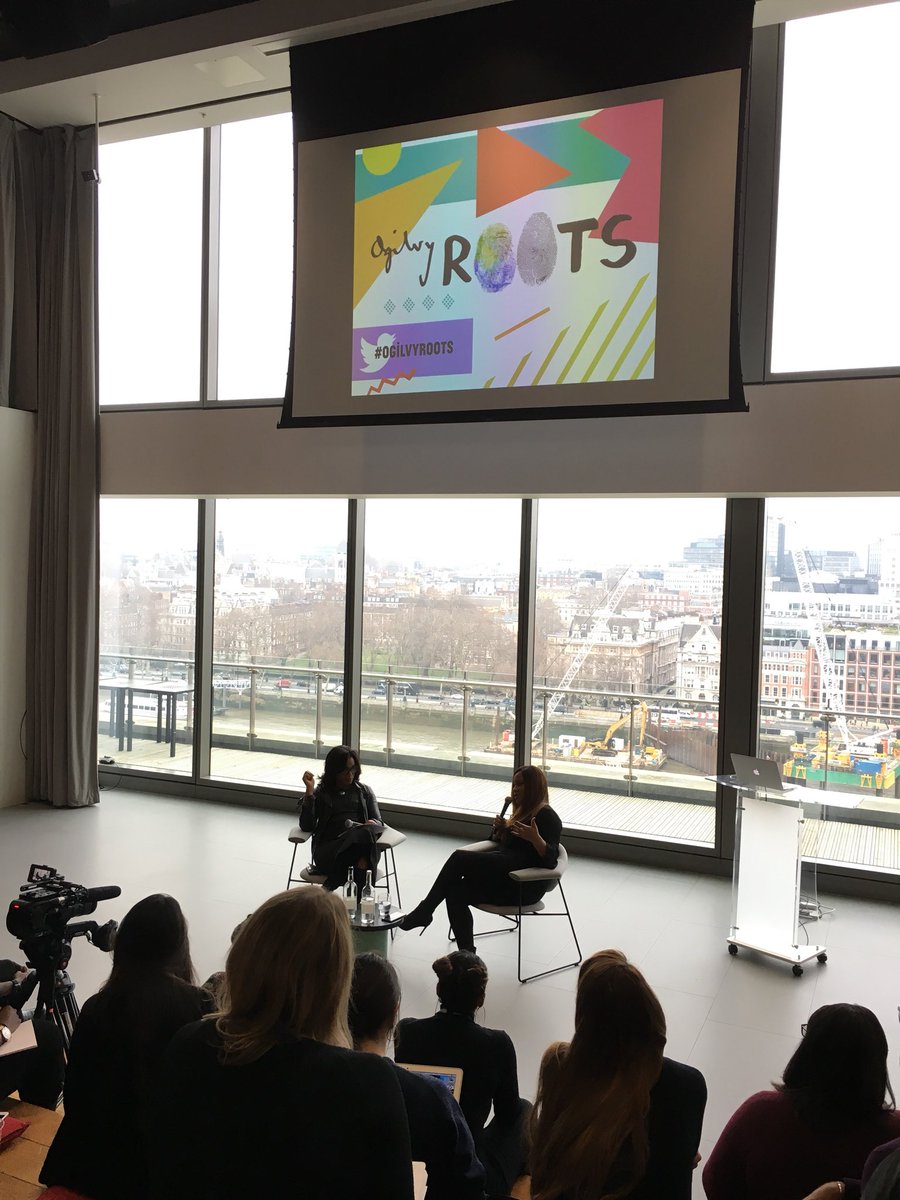 Very excited to hear from the awesome @Blackett_kt at the #ogilvyroots event here at Sea Containers. #womancrush