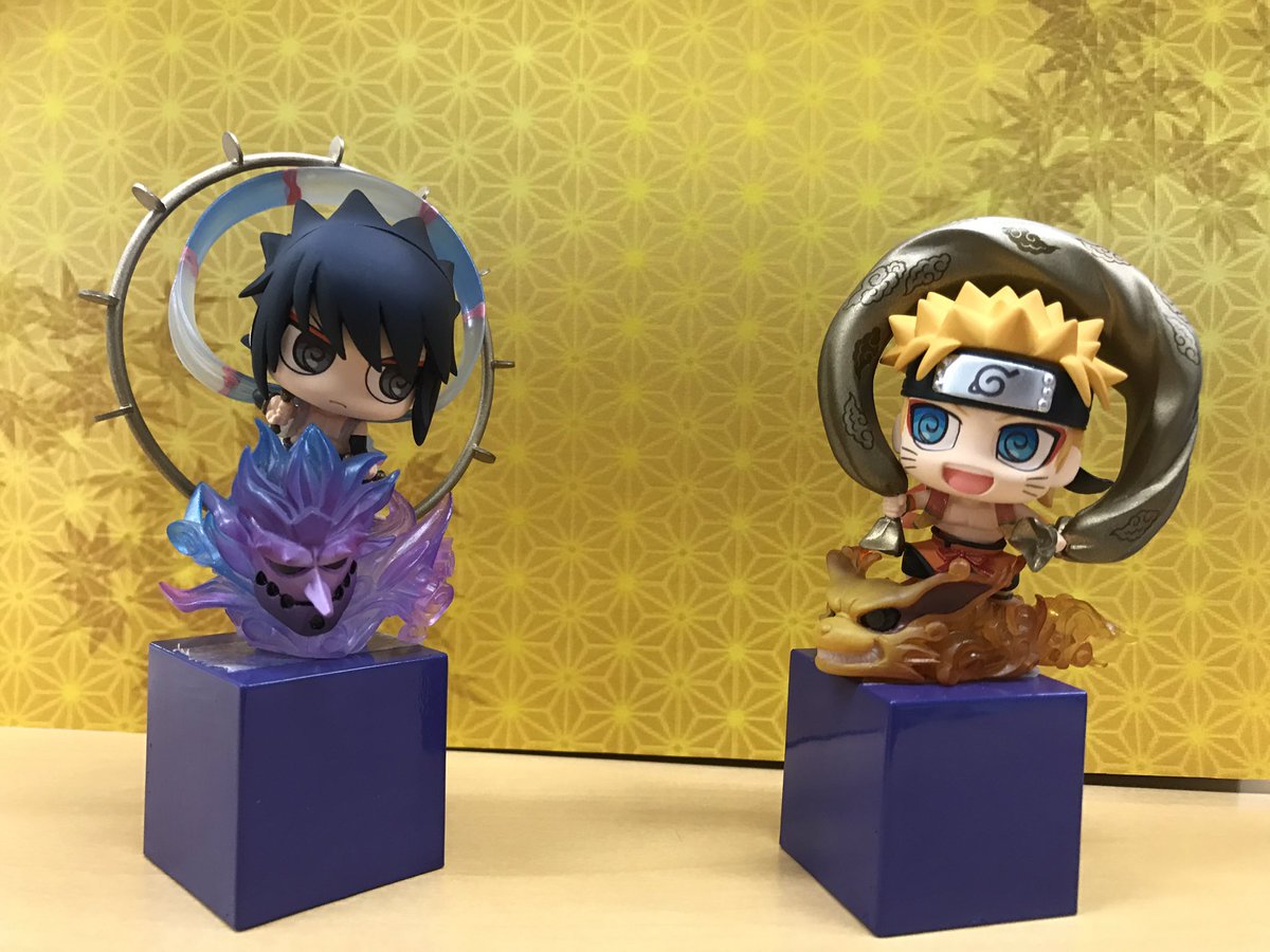 メガハウスとり子 ナルト シリーズ最大ボリューム ぷちきゃらランド Naruto ナルト 疾風伝 風神うずまきナルト 雷神うちはサスケセット 予約受付中 T Co J2umvt8cc3 Naruto 忍者の日