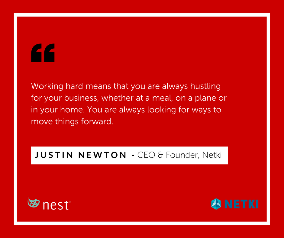 NestIdeas's tweet photo. Justin Newton, CEO and Founder @NetkiCorp, part of the #DBSAccelerator gives his advice for aspiring entrepreneurs. #StartupQuote

#Nest #Nestvc https://t.co/h4zLp1zKpE