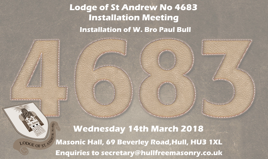 Come and join us for our 2018 Installation.
