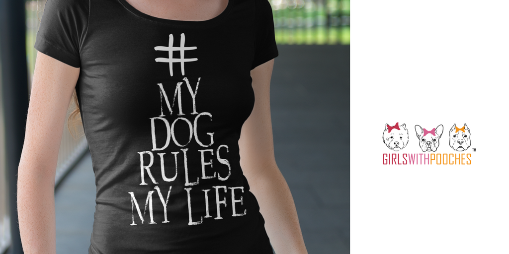 girlspooches's tweet photo. The ultimate #doglovers t-shirt! Help me get this hashtag out there. #Dogs  🐕rule us and we are proud of it!  👕T-shirt $US24.99 with FREE SHIPPING TO USA! 🇺🇲️ Get it now before they're gone https://t.co/1qfyzOXbDb #lovedogs #puppies #dogoftheday #doglover #mydogrulesmylife https://t.co/Hcywai9hMe