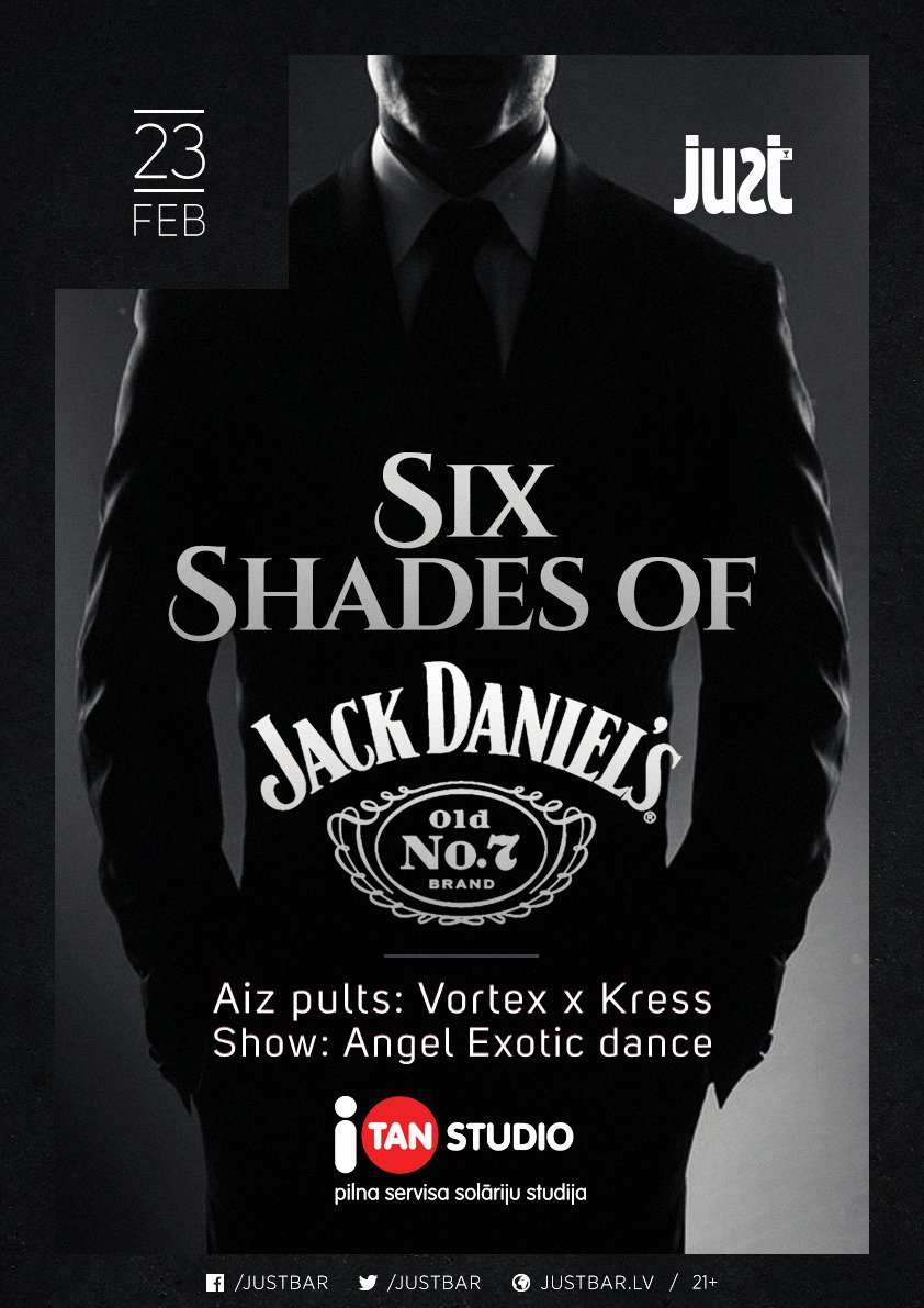 Hey, hey, hey! Dzirdēju, ka visiem foršajiem džekiem šo piektdien jābūt JUSTĀ , jo būs baigi laba balle! Vecīt, tu būsi?