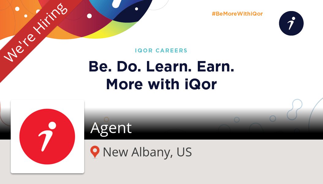 Work4_US_Jobs's tweet photo. Are you an #Agent in #NewAlbany? #IQOR is waiting for you! #job https://t.co/1tqRwqGopY https://t.co/nhC2belhNf