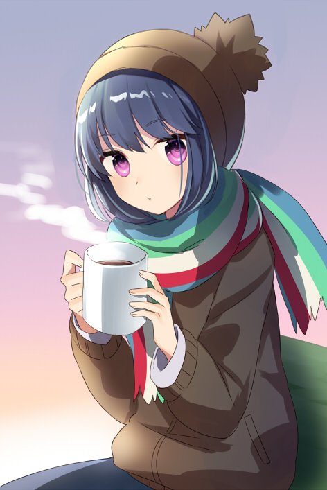 志摩リン 「こんなに寒い日はリンちゃんにココア飲む?って聞かれたい 」|四ノ宮よんのイラスト