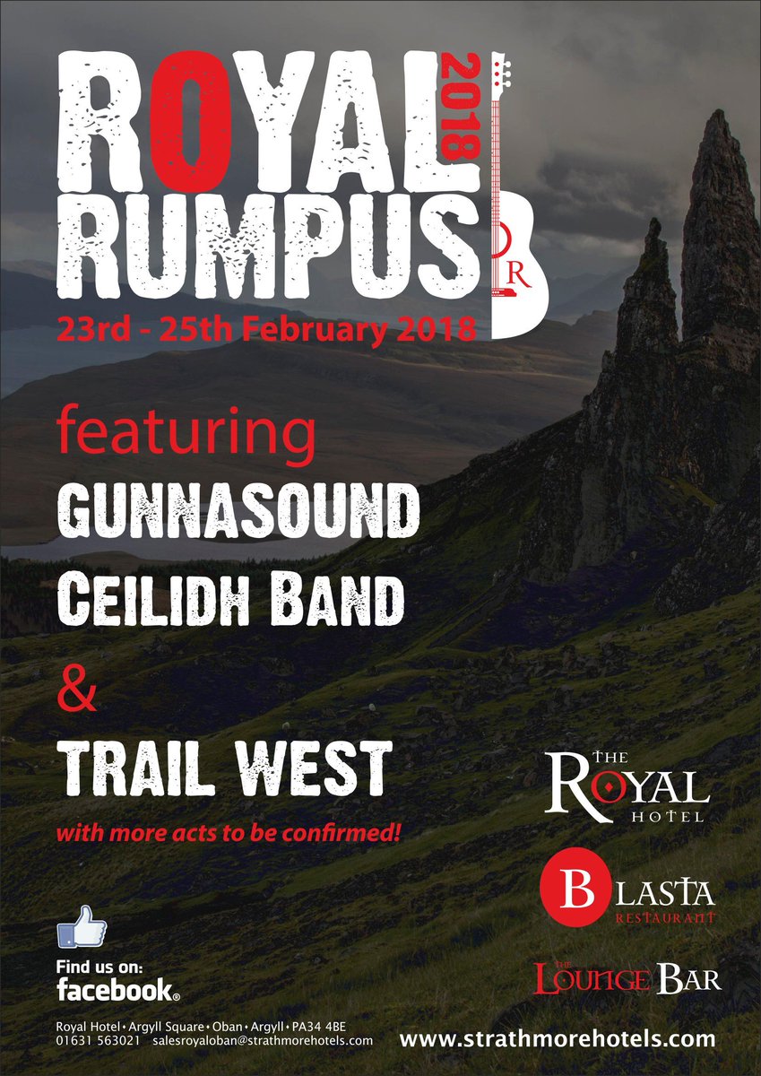 ROYAL RUMPUS 2018
This weekend - Starting tomorrow night
Feel Free to Retweet :) 
Here we go