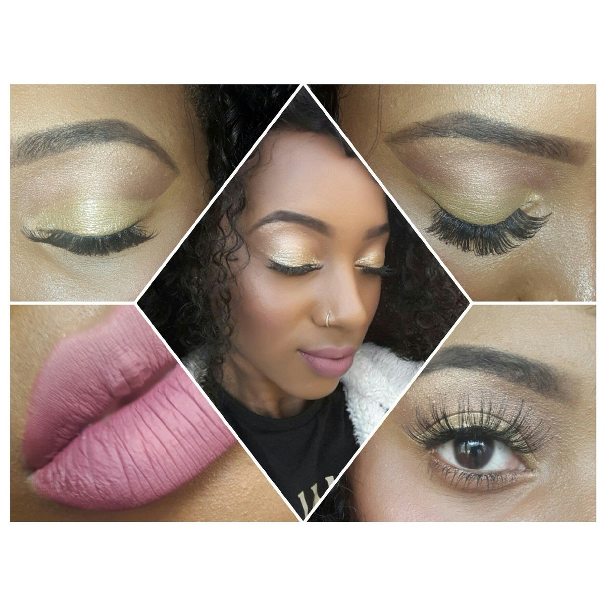 ebonieblush's tweet photo. Created this look using @sleekmakeup ready to party gift set with their matte me velvet slipper on the lips💋👄 https://t.co/8ueaVutmX0