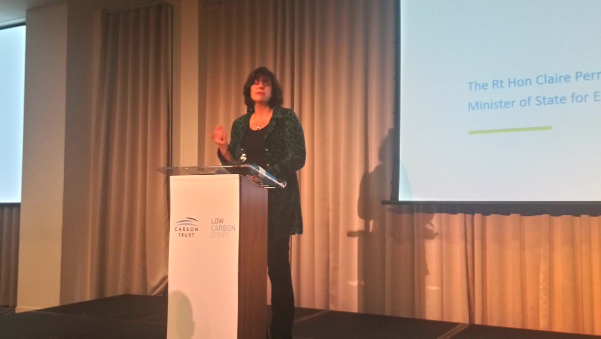 Minister @claireperrymp praises 'groundbreaking' local leadership in cities such as Leeds and Sheffield to create innovative low-carbon opportunities. #lowcarboncities