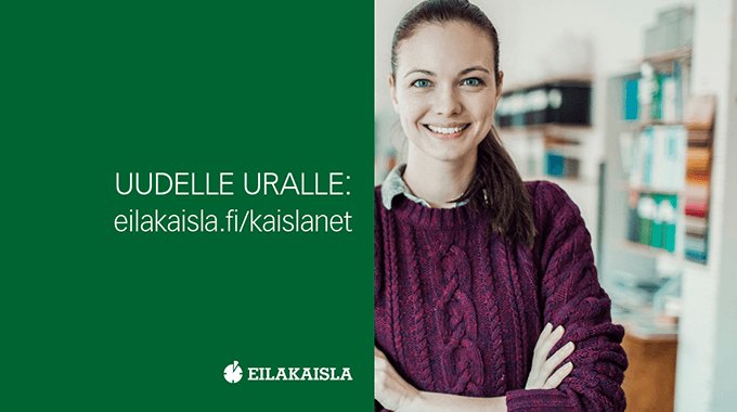 Etsimme kansainväliselle asiakkaallemme palvelualtista johdon assistenttia - tarjoamme mahdollisuuden kehittää osaamistasi sekä työhön sitoutuneet mukavat kollegat! Jos tunnistit itsesi lähetä hakemuksesi 25.2. mennessä! kaislanet.eilakaisla.fi//tyopaikat/Siv… #rekry #johdonassistentti #helsinki