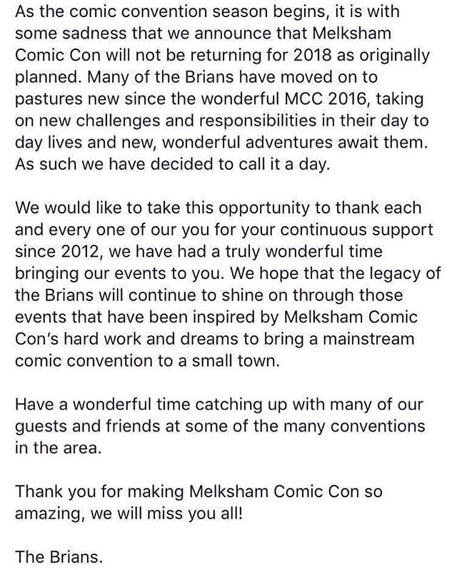 Melksham Comic-Con tweet media