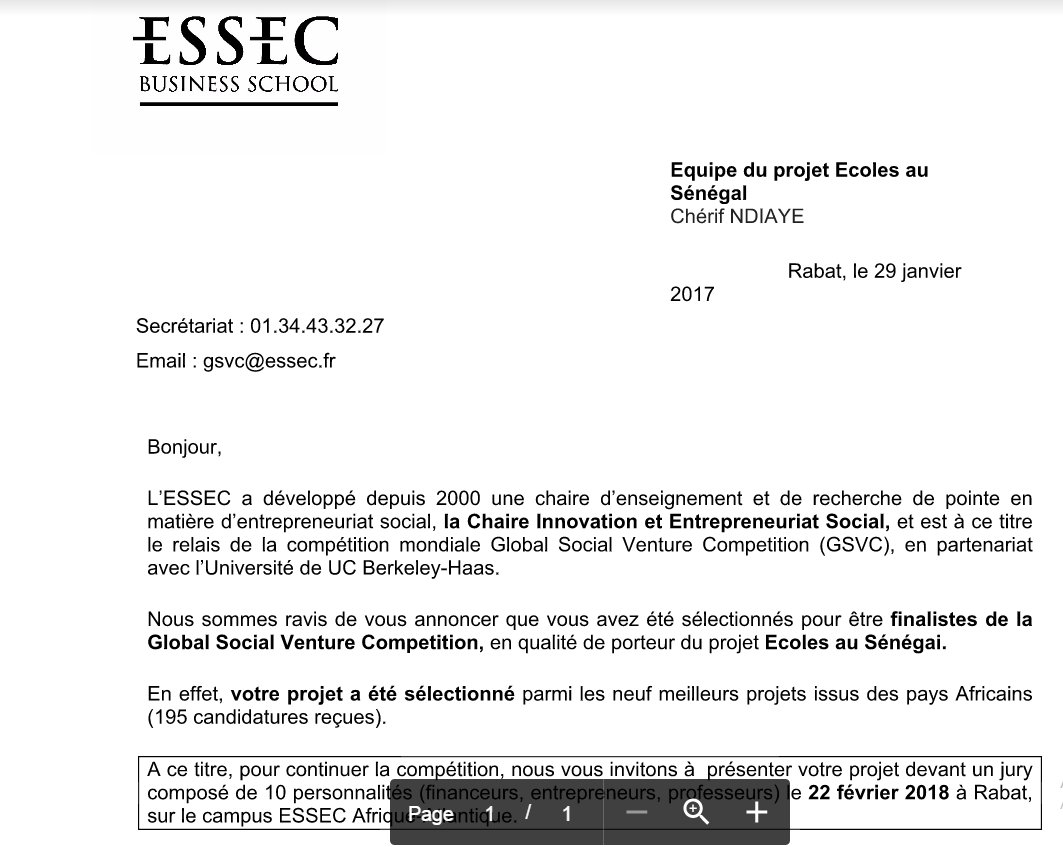 Cherif221's tweet image. Nous sommes prêt pour la finale de la #GSVC
Global Social Venture Competition - Round Afrique !! 
@essec @E4Impact @easofficiel #Kebetu #educacion #Senegal