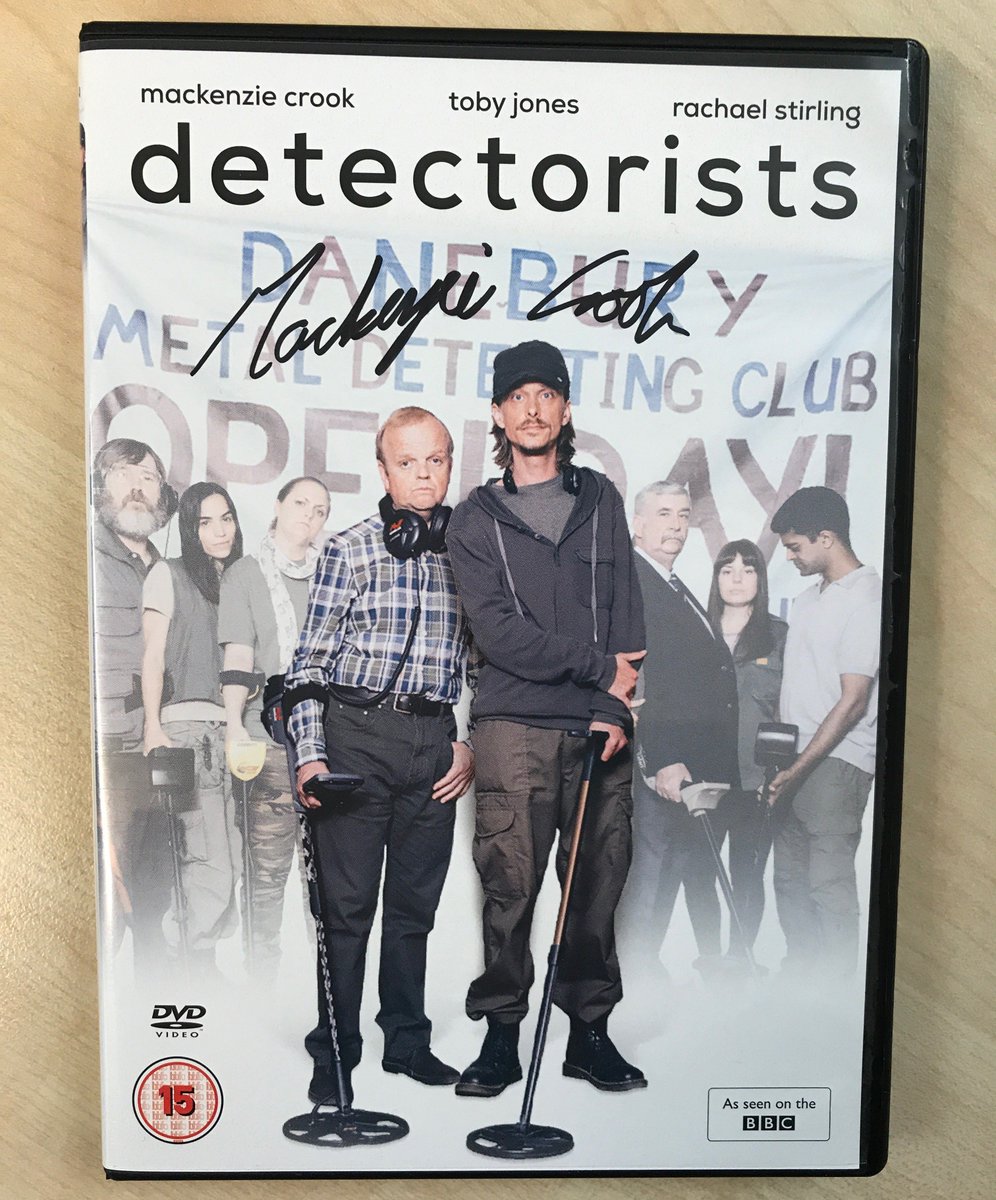 RT and follow for a chance to #Win a #Detectorists series 1 DVD signed by #MackenzieCrook,! UK residents only and good luck!