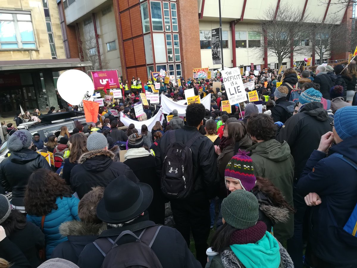 Bristol uni #ucustrikes