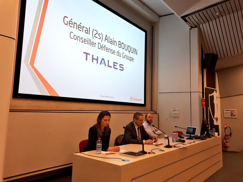 justine_degez's tweet photo. "Soutenir la BITD c'est aussi contribuer à servir son pays pour maintenir l'autonomie de la France" Gén. Alain Bouquin @Thales_Defence @thalesgroup #ForumDefense https://t.co/9fcGJUCgHH