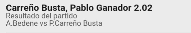 🏆🇧🇷 ATP Río de Janeiro

🎾 Bedene vs Carreño

▶️ Gana Carreño

💸Cuota: 2.02
💰Stake 1
⏰20:30
🏠Marathonbet