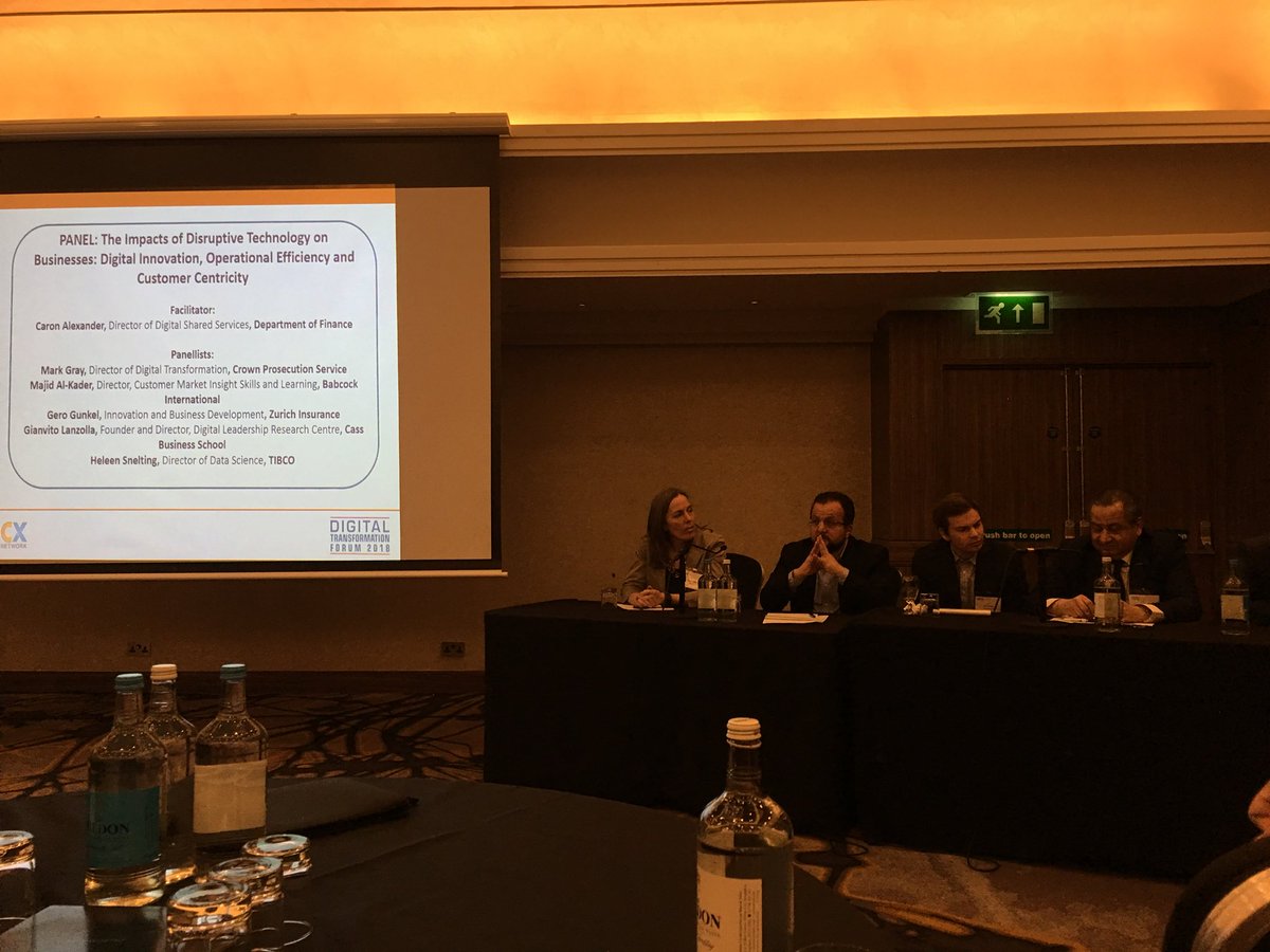 AmyLockley3's tweet photo. Full crowd today at IQPC Digital Transformation Forum in London where @HeleenSnelting @TIBCO participates on the panel discussion on the impacts of disruptive technology #DigitalInnovation #Operationalefficency #CustomerCentricity https://t.co/fBKlaMMabl