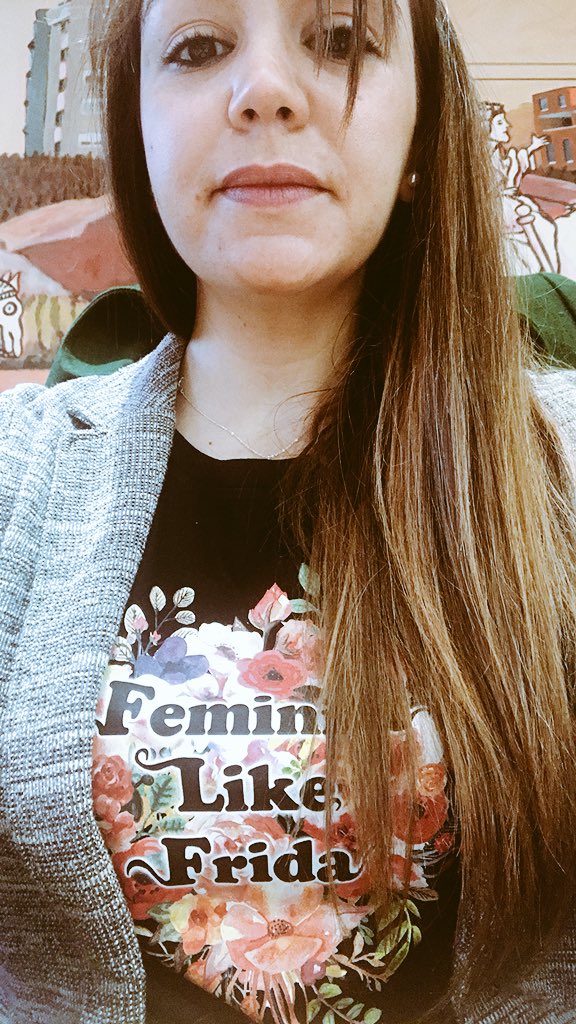 AidaCast's tweet photo. Así he defendido hoy en Pleno #Rivas el apoyo a la #HuelgaFeminista #Feminist #LikeFrida y con mi recuerdo a la figura de Josefina Sampere que el 8 estará con nosotras 💪🏻✊🏼💜 https://t.co/H6kaIYJCmL