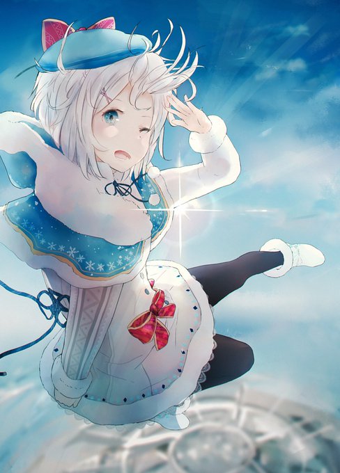 生放送準備中に宙に浮いてるシロちゃん  #SiroArt 