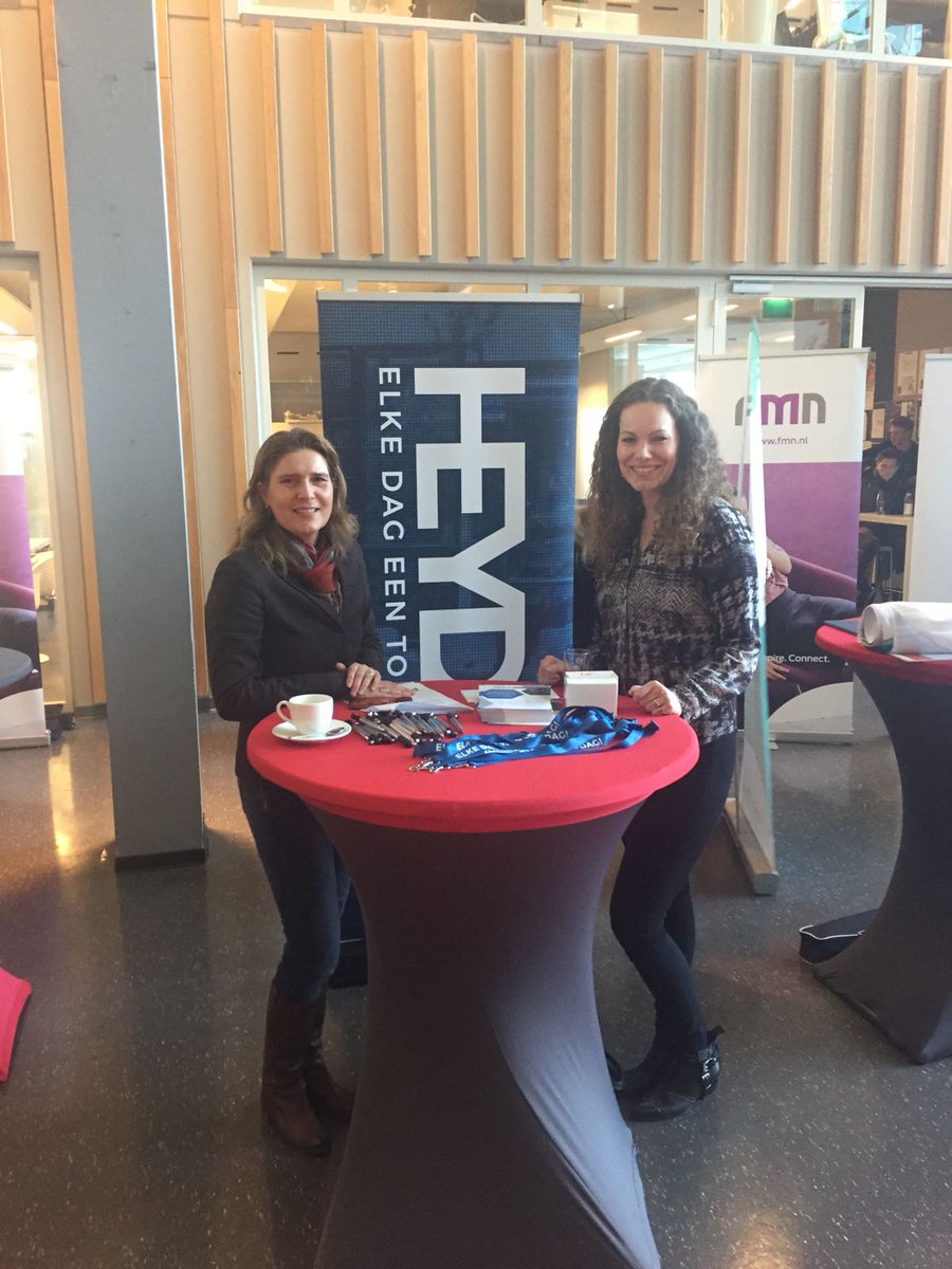 HEYDAY_FM's tweet photo. Op zoek naar een leuke stage of passende job om te starten op de arbeidsmarkt? Vandaag staan onze HR adviseurs Gitta en Ruth op de bedrijvenmarkt van de @NHTV om je alles te vertellen over HEYDAY. Gisteren waren ze ook al te vinden op het Carrière Event van FMN bij Saxion. https://t.co/fQ2uxWku6M