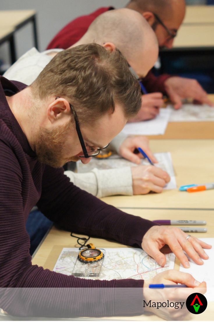 Great introduction to navigation session with Ross, Stuart, and Usman last night. They're getting ready to walk the #skyetrail later this year, a lovely part of the world!

#getoutside
#greatskills
#navigationtraining 
#navigation