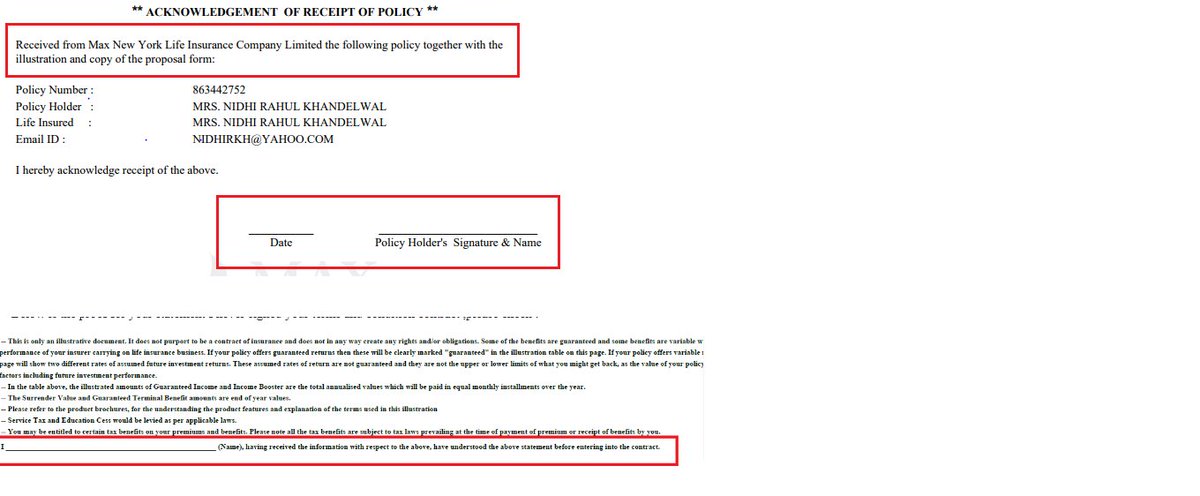 nidhi_k13's tweet image. #MaxlifeFraud 
@MaxLifeIns mailed me yesterday its not required to take signature in all terms condition paper. is it legal ?
@MaxLifeIns
@consumerforum_ 
@PuneCityPolice 
@sudhirchaudhary
