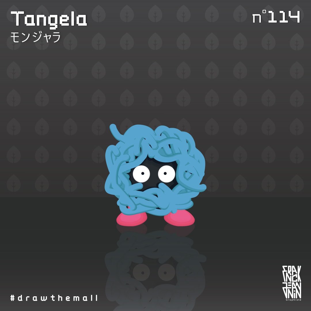 franck_jeannin's tweet photo. #114 of #151 
1 day 1 pokemon !  #tangela
#drawthemall #pokedexchallenge #pokemonillustration #pokemon #pokedex #pokemonvector #pokemonfan #pokemongo #pokemonart #graphisme #design #illustration 
#flat #flatdesign #graphicdesign #franckjeannin https://t.co/yFysVbppJt