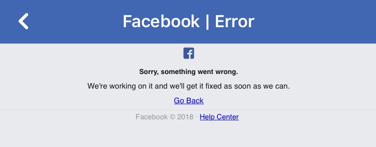 How is this possible? #FacebookDown #Facebook
