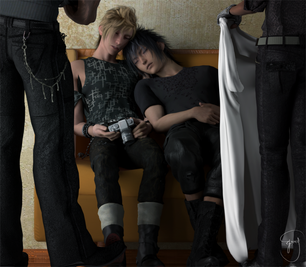 "Let them rest~"

#NoctisLucisCaelum #IgnisScientia #GladiolusAmicitia #PromptoArgentum #FinalFantasyXV #FinalFantasy15 #FFXV #FF15 #promptis